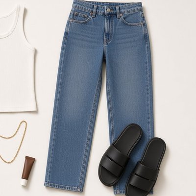 jeans dritti