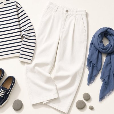 pantalone bianco ampio
